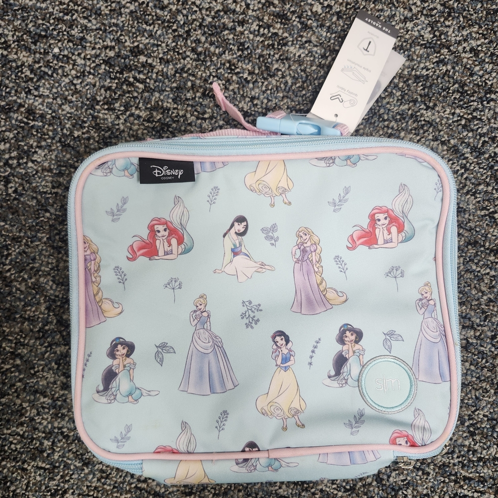 Disney Princess Lunch Bag - Light Blue and Pink